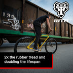 Wtb Thickslick Comp Dna Slick Urban Bike Tire, Double Rubber For Longevity, Commuter Tire With Slick Tread Design, Superior Trac