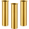 Yaocom 3 Pcs Brass Drain Tube Boat Drain Tube Plug Brass Boat Drain Plug Livewell Overflow Drain Tube for Boat Water Marine Tran