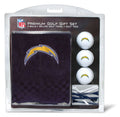 Team Golf Nfl San Diego Chargers Gift Set: Embroidered Golf Towel, 3 Golf Balls, And 14 Golf Tees 2-3/4'' Regulation, Tri-Fold T