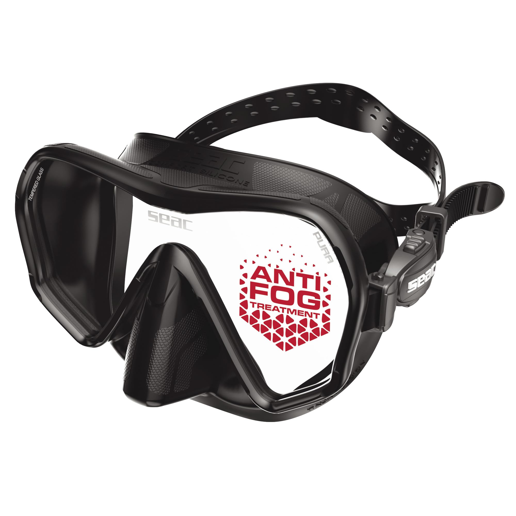 SEAC PURA MASK ANTIFOG, Color: Black (0750100003520A)