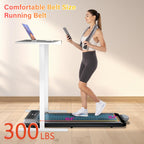 Howhai Treadmill, Walking Pad, Treadmills For Home Foldable With Handle Bar, 6.2 Mph Running Treadmill With Remote Control And L