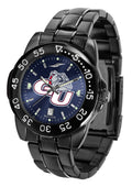 Sun TimeMen's Gonzaga Bulldogs Watch, Black Fantom Sport with AnoChrome Team Logo Dial, Stainless Steel 20mm Strap