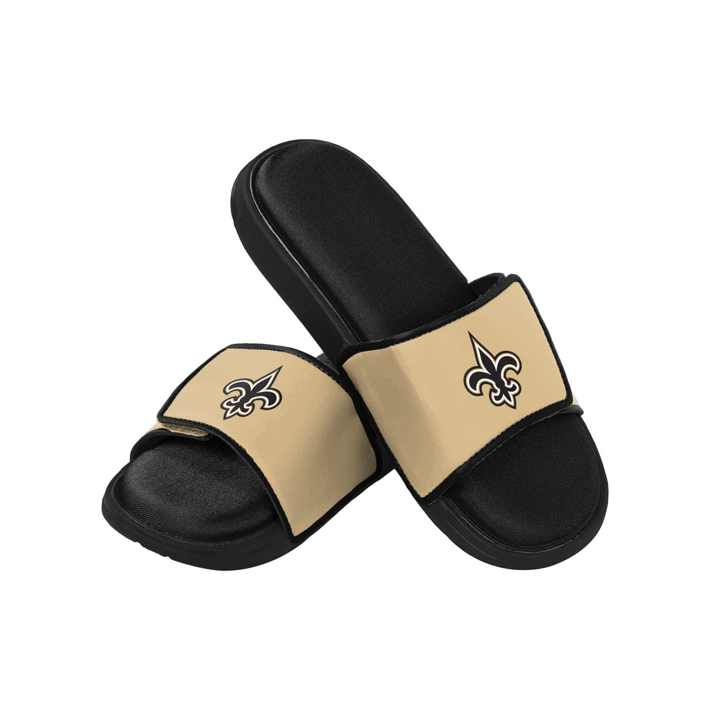 FOCO New Orleans Saints NFL Mens Foam Sport Slide - M
