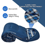 Kingcamp 45F Kids Sleeping Bag, Lightweight Waterproof & Compact Flannel Sleeping Bags Cold Weather & Warm Youth Essentials Gear