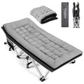 Fragess Portable Camping Cot, Sleeping Cots For Adults, 28 Extra Wide Folding Cot Max Load 600Lbs With Thick Mattress, Portable