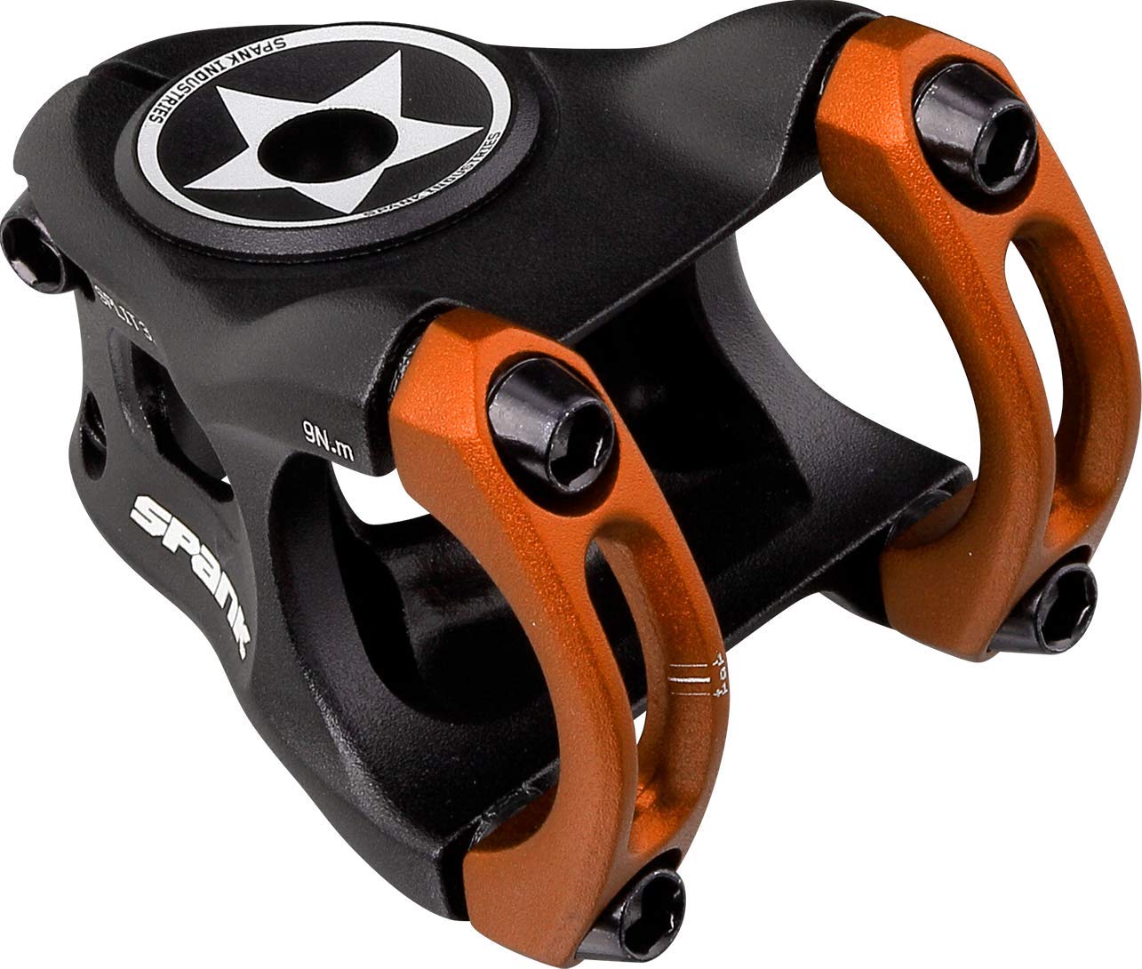 Spank Split Stem - Orange - 38Mm