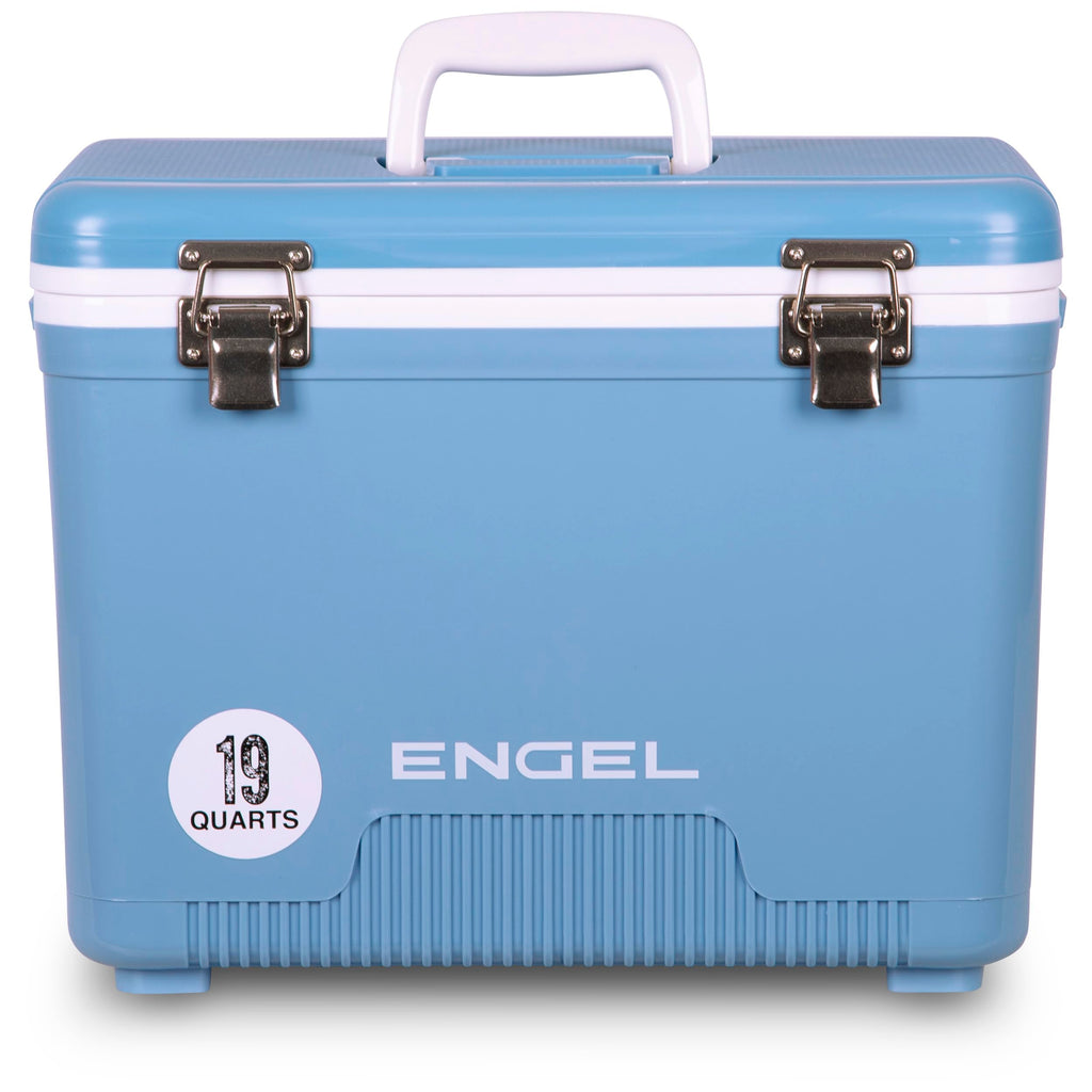 Engel Uc19 19Qt Leak-Proof, Air Tight, Drybox Cooler And Small Hard Shell Lunchbox For Men And Women In Blue