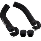 Venzo Bicycle Handlebar Extender For Mountain Hybrid Bike - Compatible With 7/8' 22.2Mm - Flat Bar Ends With Plugs - 150Mm - Erg