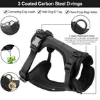 No Pull Lightweight Dog Harness: Adjustable Durable Breathable Mesh Pet Vest Harness With Soft And Comfortable Cushion, Easy To