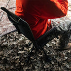 Muddy Swivel Ground Seat With Adjustable Legs - Durable Foldable Portable Hunting Outdoor 360 Degree Flex-Tek Seat With Integrat