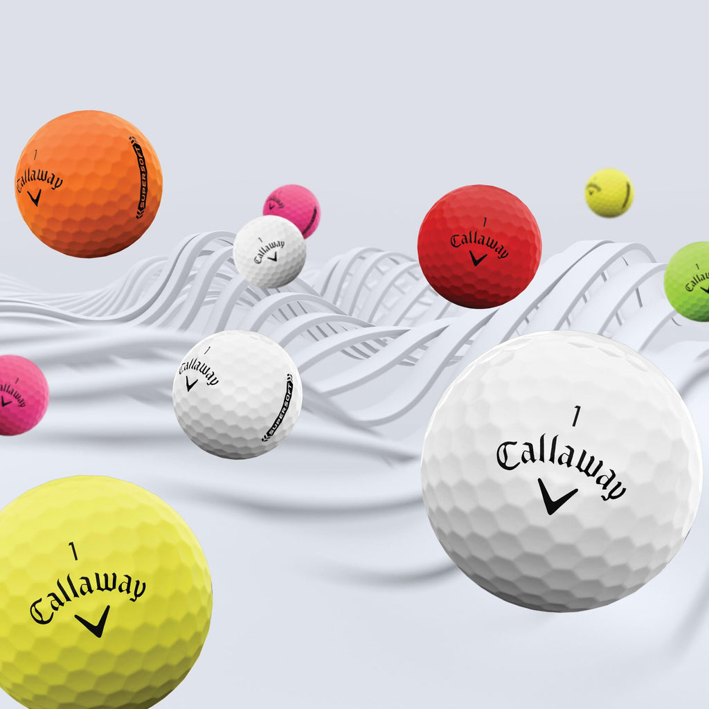 Callaway Golf Supersoft Golf Balls (2023 Version, Red)