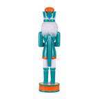 FOCO NFL Miami Dolphins Team Logo 14 Holiday NutcrackerTeam Logo 14 Holiday Nutcracker, Version 2, One Size