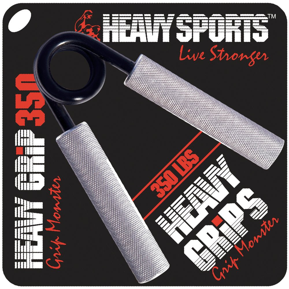 Heavy Grips - 350 Lbs Resistance - Grip Monster - Grip Strengthener - Hand Exerciser - Hand Grippers For Beginners To Profession