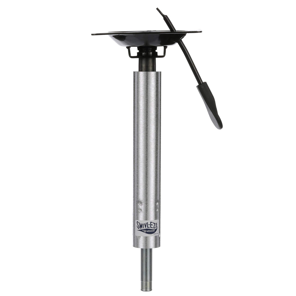 Attwood Sp-3004 Lockn-Pin -Inch Pin Post, Height Adjustable 14-17 Inches, Power Pedestal, 1.77-Inch Diameter, With Seat Mount