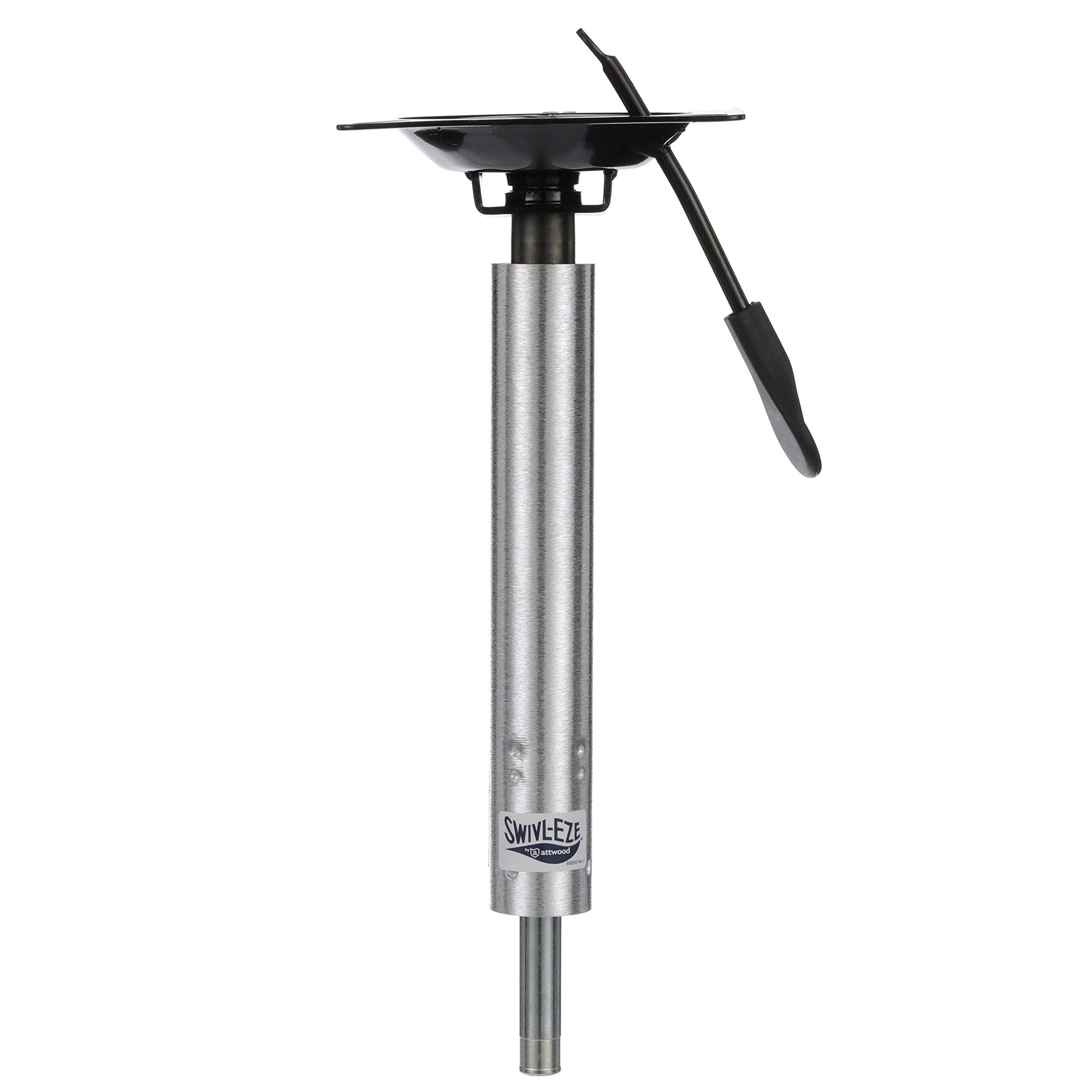 Attwood Sp-3004 Lockn-Pin -Inch Pin Post, Height Adjustable 14-17 Inches, Power Pedestal, 1.77-Inch Diameter, With Seat Mount