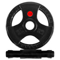 Fitvids 2 Inch Olympic Weight Plates, 2x 35 LB Plates for Home Gym Strength Training, Rubber Coate Design