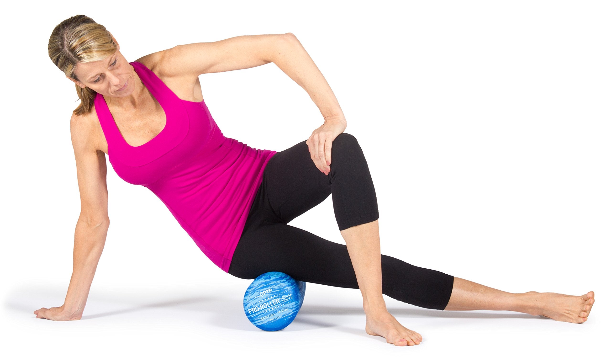 Optp Pro-Roller Soft Foam Roller - Blue 18'' X 6'' Psfr18B