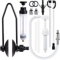 Threlaco 3 Pcs Summer Outboard Motor Flusher, Lower Unit Oil Pump and Fluid Extractor Set Double Sided Boat Ear Muffs Engine Mot