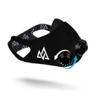 Trainingmask - Elevation Training Mask 2.0 - Resistance Training Mask, High Altitude Mask, Workout Mask (Black, Medium)