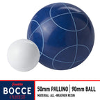 Franklin Sports Bocce Ball Set - 8 All Weather 90Mm Bocce Balls, 1 Pallino And Carrying Case - Beach, Backyard Lawn Or Outdoor P