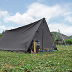 Free Soldier Waterproof Portable Tarp Multifunctional Outdoor Camping Traveling Awning Backpacking Tarp For Shelter Rain (Gray 1