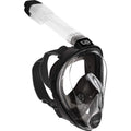 TUSA Sport Full Face Snorkeling Mask, (Medium/Large), Black, UM8001-BK-M