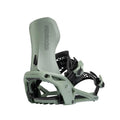 Nidecker LT Supermatic Snowboard Bindings - Automatic Dual-Entry Binding with Heel Pedal & Universal Fit - L - Olive