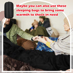 Macarrie 12 Pack Sleeping Bags For Adults Bulk Warm Cold Weather Kids Camping Sleeping Bags For Homeless Lightweight Waterproof