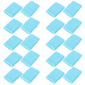 Mallofusa 10 Pack Colorful Sports Basketball Football Absorbent Wristband Party Outdoor Activity (Light Blue)