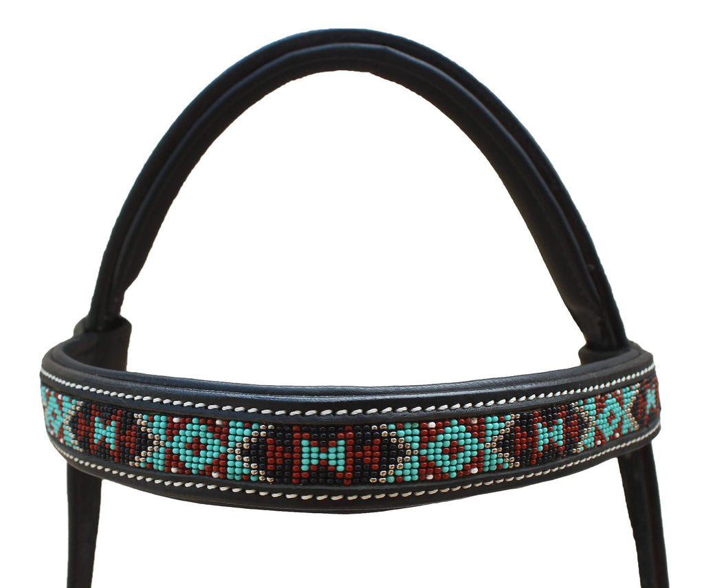 Challenger Horse Western English Leather Bitless Sidepull Bridle W/Split Reins 77Rs12Bk