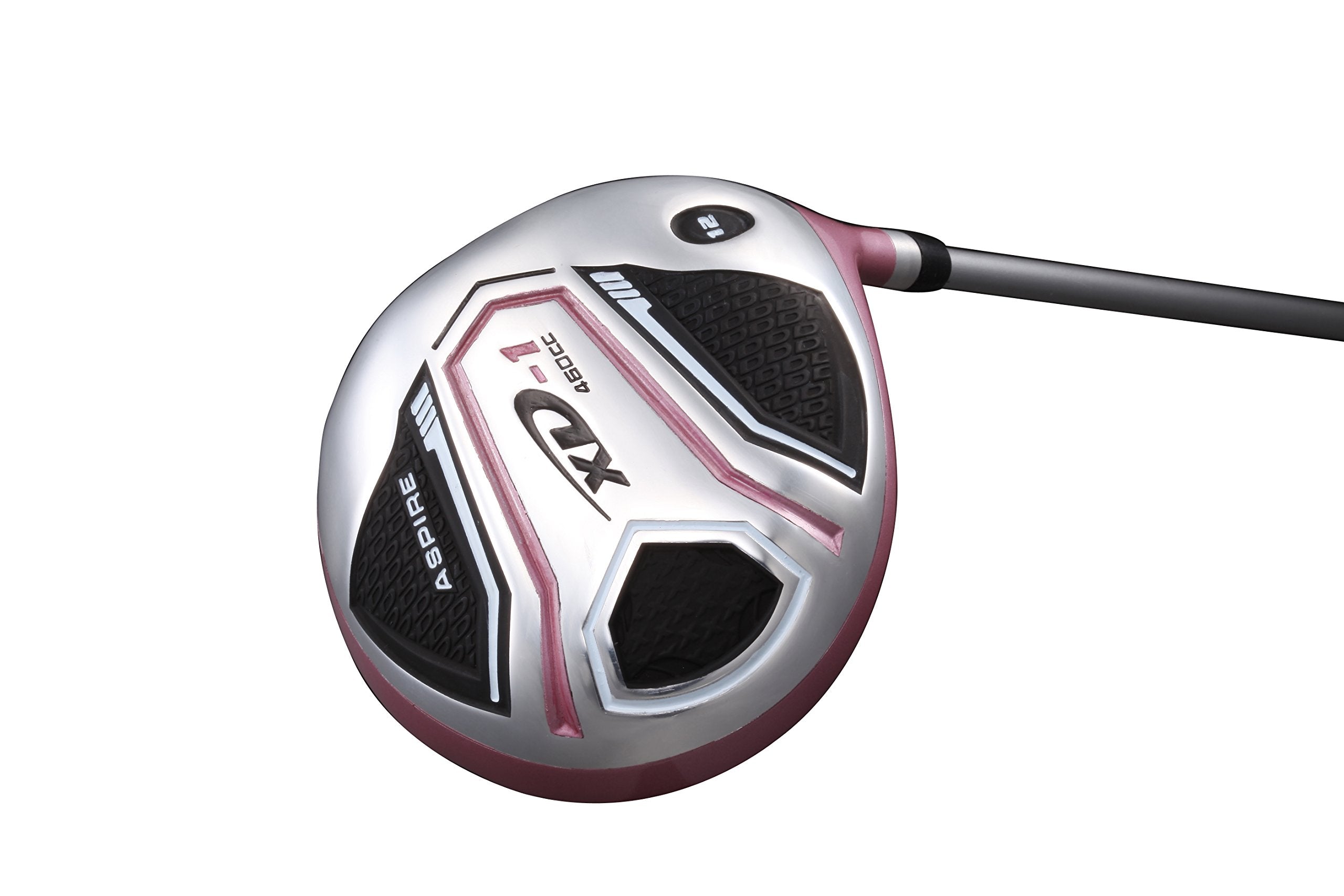 Aspire Xd1 Ladies Womens Complete Golf Clubs Set Includes Titanium Driver, S.S. Fairway, Hybrid, 6-Pw Irons, Putter, Bag, 3 H/Cs