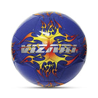 Vizari Soccer Ball For Youth & Adults - Blue & Orange - Size 4 | Inflatable Blaze Ball | Perfect For Training, Matches, Beaches