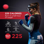 Boxing Reflex Balls Set Of 4 - Boxing Ball Mma Gear Of With Varying Weights With Adjustable Headband And 4 Spare Strings To Impr