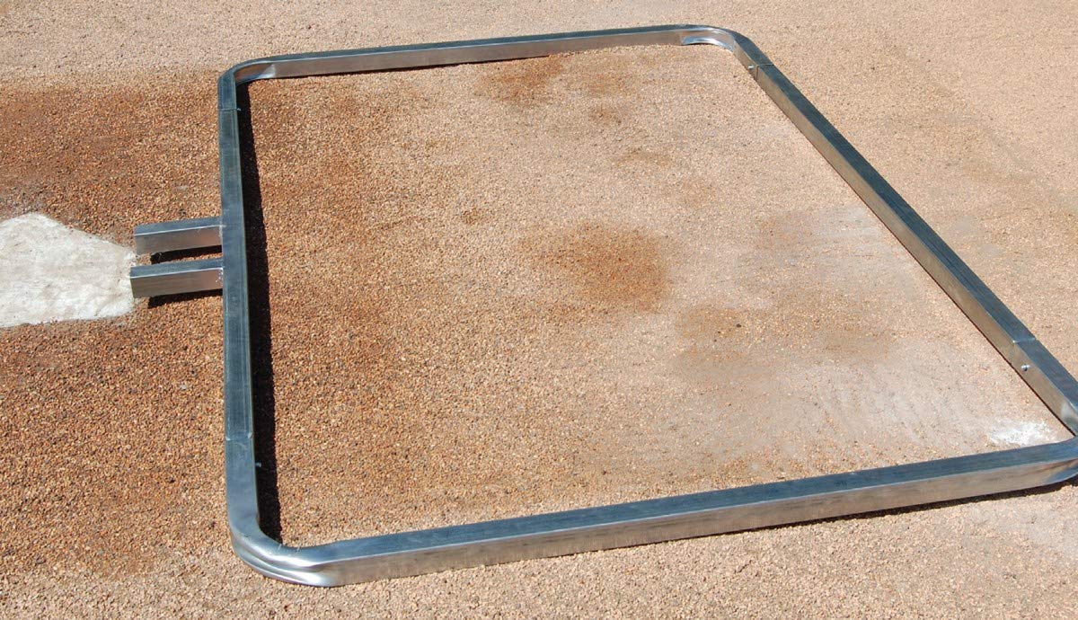 Trigon Sports Softball Batters Box Template, Baseball Batting Box Template, Heavy Duty, Softball Coaching Accessories, Size: 3 x
