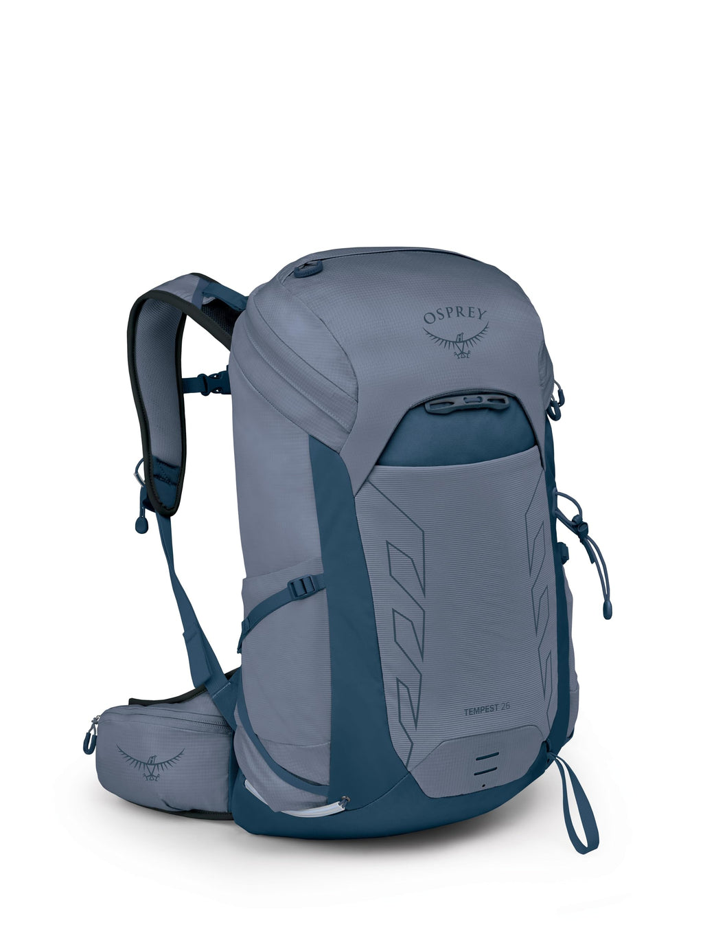 Osprey Tempest 26L Womens Lightweight Hiking Backpack - Daypack for Travel & Camping, Anchor Blue/Atlas
