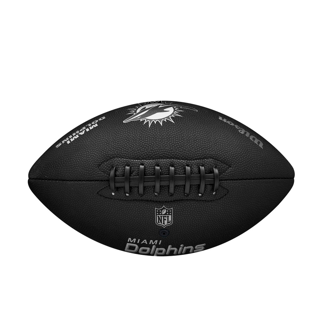 Wilson Nfl Team Metallic Premiere Football - Official Size, Miami Dolphins
