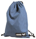 ARENA Swim Gear Drawstring Backpack Pool and Gym Bag, Denim Melange, Swimbag