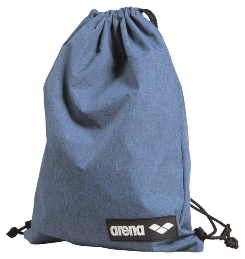 ARENA Swim Gear Drawstring Backpack Pool and Gym Bag, Denim Melange, Swimbag