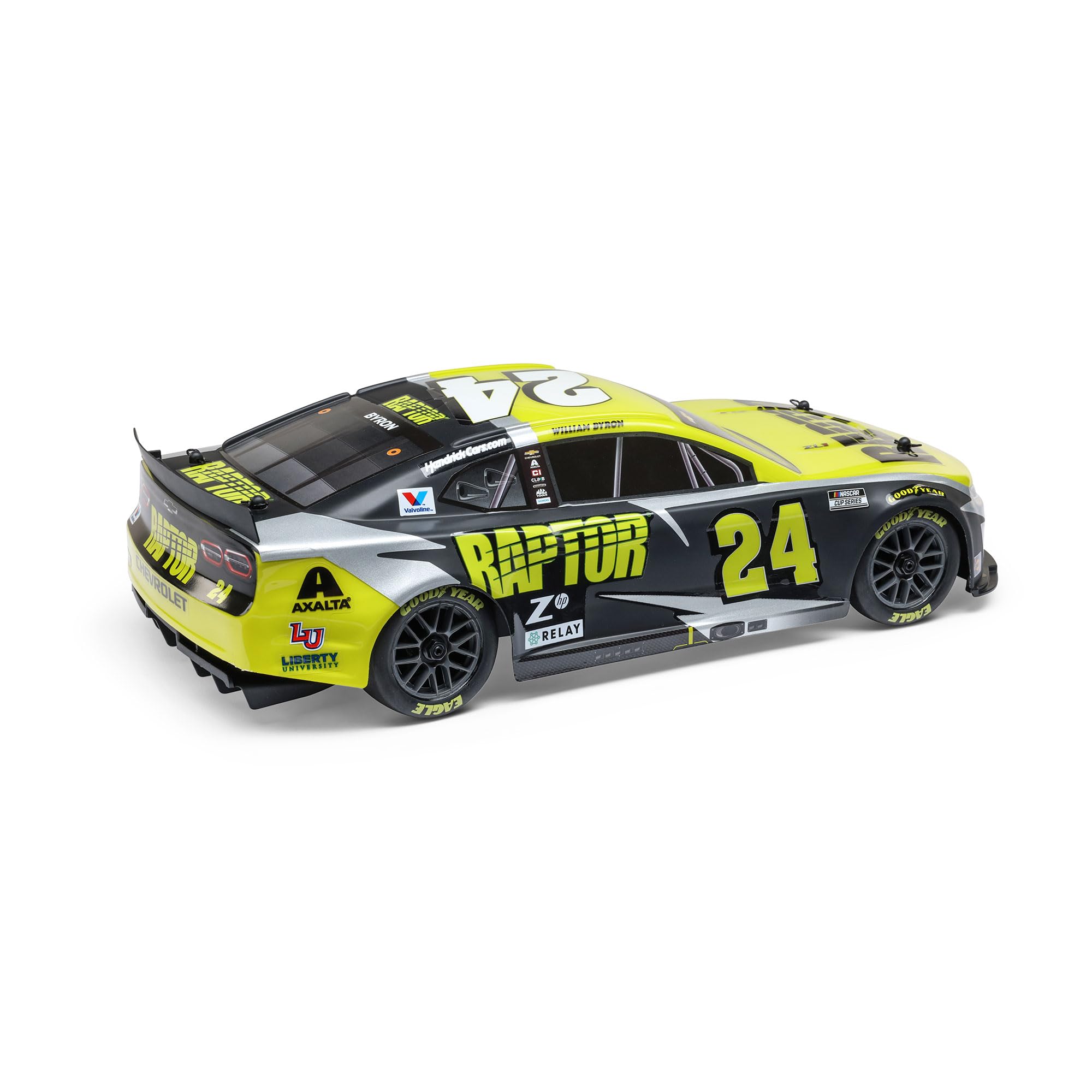 Losi 1/12 NASCAR RC Race Car William Byron No. 24 2025 Raptor Chevrolet ZL1 2S AWD Brushed On-Road Battery & Charger Included Bl