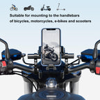 Brcovan Aluminum Alloy Handlebar Extensions For Bicycle & Motorcycle, Bike Handlebar Extender With Double Mounting Clamp Bracket
