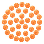 Yotiger Pickleball Balls, 36 Pack 40 Holes Outdoor Pickleball Balls Orange Color, High Visibility And Bounce, Stylish And Durabl