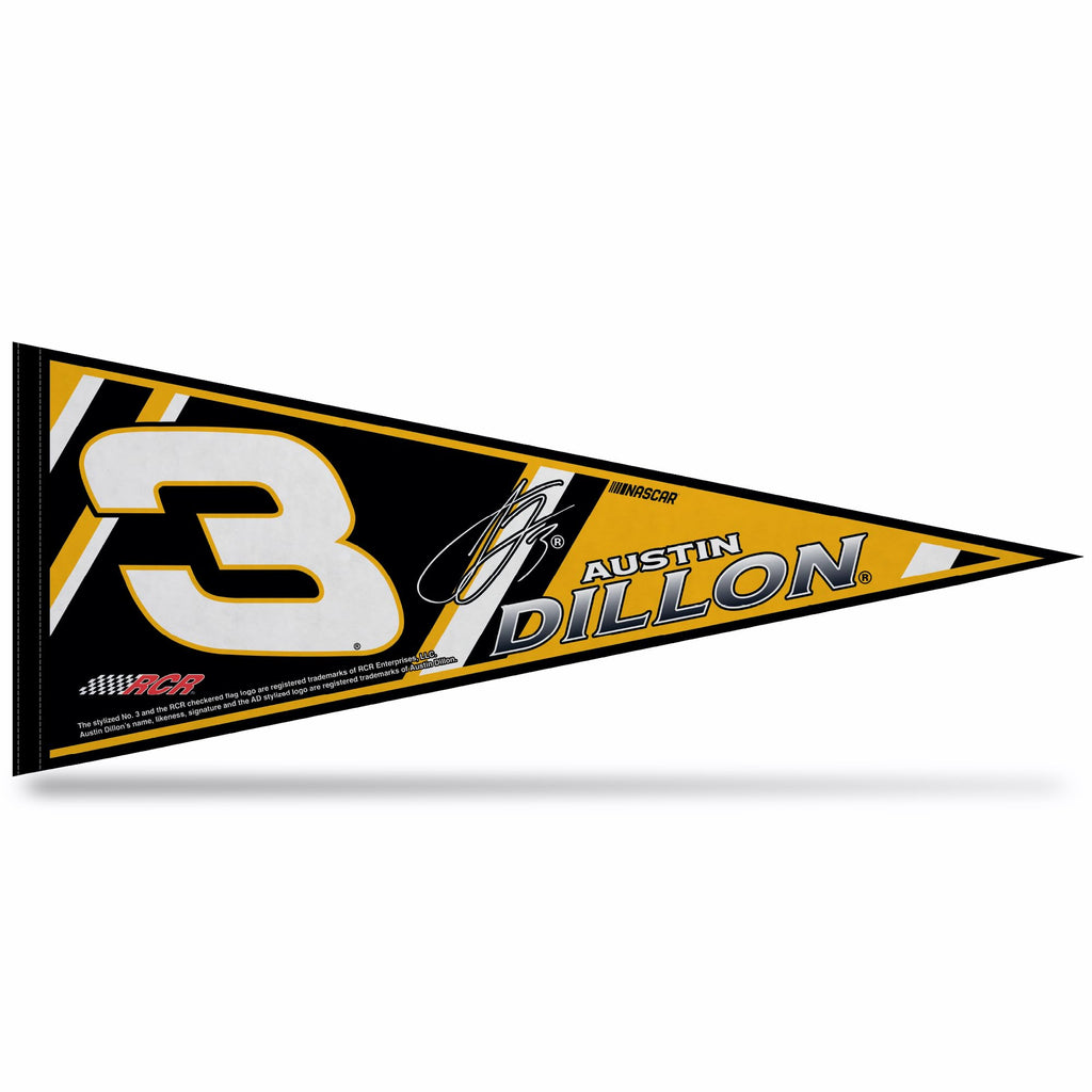 Rico Industries Nascar Racing Austin Dillon 12'' X 30'' Felt Wall D  Cor Pennant - Great For Home/Bed Room/Man Cave D  Cor