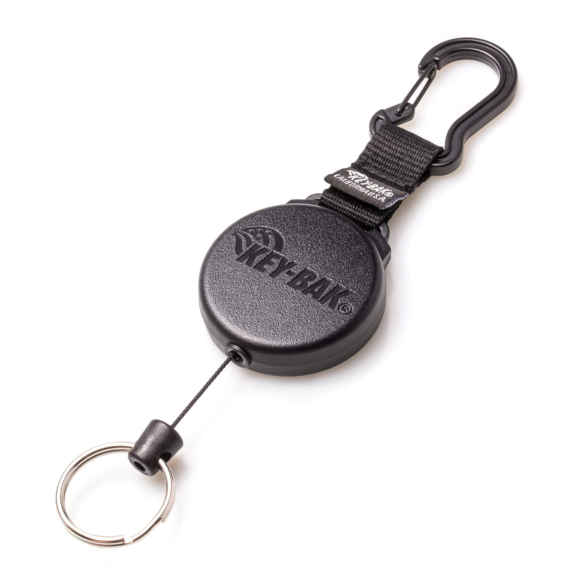 Key-Bak 0488-603 Securit Xd Retractable Key Holder, 28'' Kevlar Cord, 20 Oz. Retraction, Durable Polycarbonate Case, Zinc Alloy 