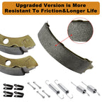 Leapgomax Club Car Brake Shoes And Spring Kit For Ds G&E 1995-Up (Automatic Adjust)& Precedent 1018232-01 Golf Cart Replacement