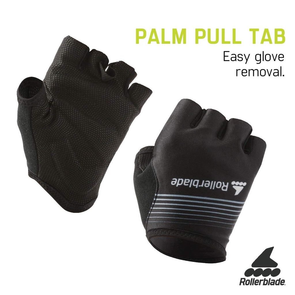 Rollerblade Race Glove, 1 Pair, Black, Large