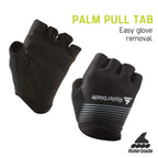 Rollerblade Race Glove, 1 Pair, Black, Large