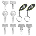 CartClan Golf Cart Keys Set (8PCS),Golf Cart Replacement Keys Suitable for Club Car/EZGO/Yamaha Golf Carts, OEM#1012505 17063-G1