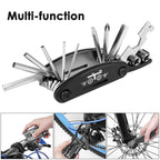 Wotow Bike Repair Tool Kit - 16 In 1 Bicycle Multitool Portable Mountain Bike Tool Cycling Maintenance, Bike Hex Key Wrench & Bi