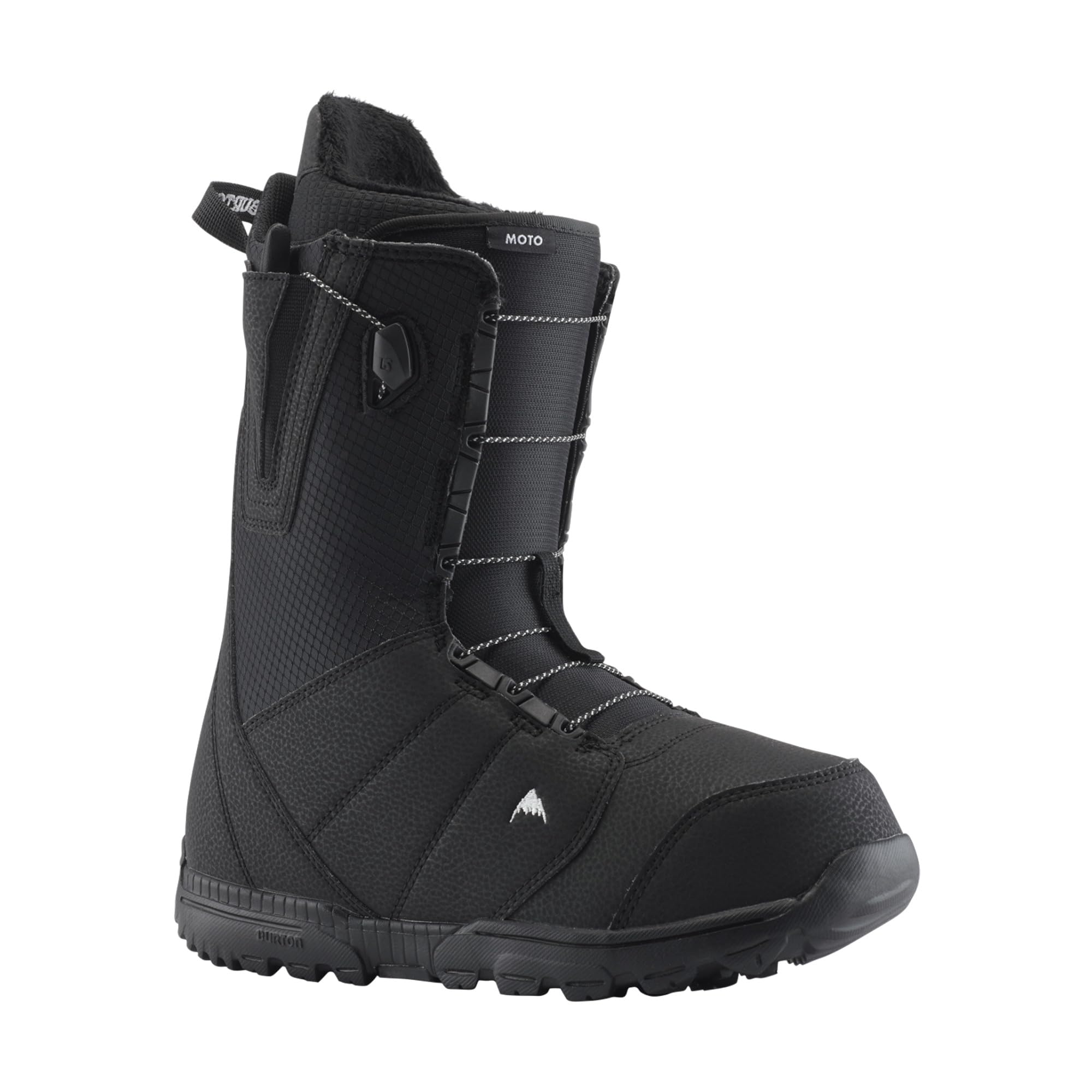 Burton Mens Moto Snowboard Boots, Size 7, Black