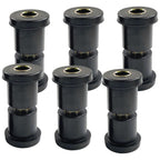 Huskey Ezgo Txt Golf Cart Rear Leaf Spring Bushing Kit With 6X Sleeves And 12X Bushings Made Of Long Lasting Rubber For 1996-Up.